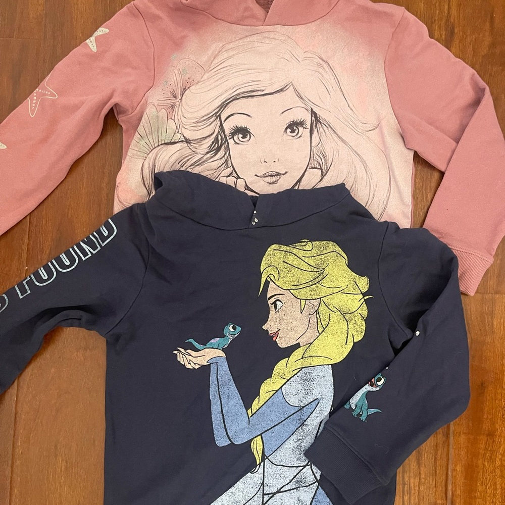 Cotton On Kids Hoodies - Pink and Navy